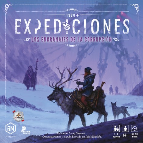 Expediciones: una secuela de Scythe - Los Engranajes de la Corrupcion - Expansión juego de mesa