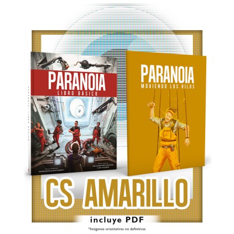 Pack Paranoia CS Amarillo + Copia Digital (Castellano) - Juego de rol