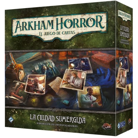 Arkham Horror: La Ciudad Sumergida - Expansion Investigadores - Expansión juego de cartas