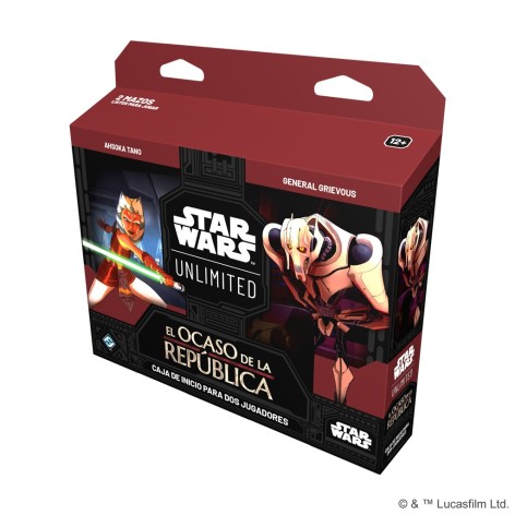 Star Wars Unlimited: El Ocaso de la Republica - Caja de Inicio - juego de cartas