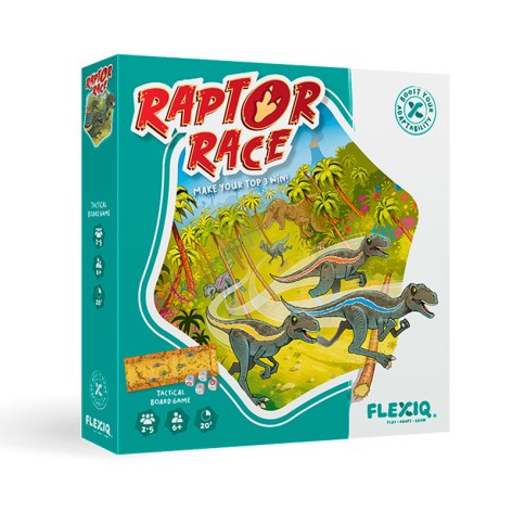 Raptor Race (castellano) - juego de mesa para niños