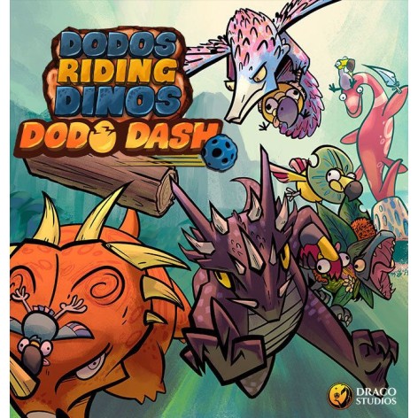 Dodos Riding Dinos: Dodo Dash - expansión juego de mesa