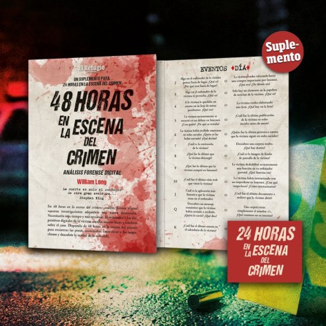 24 horas en la escena del crimen: 48 horas en la escena del crimen - Analisis Forense Digital - Suplemento de rol