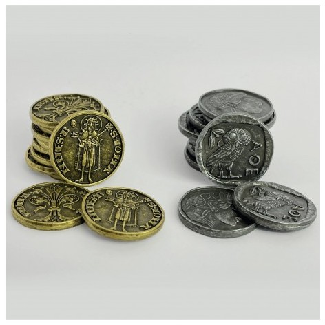 Inferno: Monedas Metalicas - accesorio juego de mesa