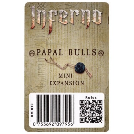 Inferno: Papal Bulls - Mini Expansion - expansión juego de mesa