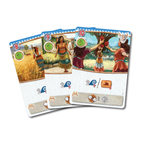 Minos: Pack Promos - nuevas cartas de Decreto y nuevos poderes de construcción - expansión juego de mesa