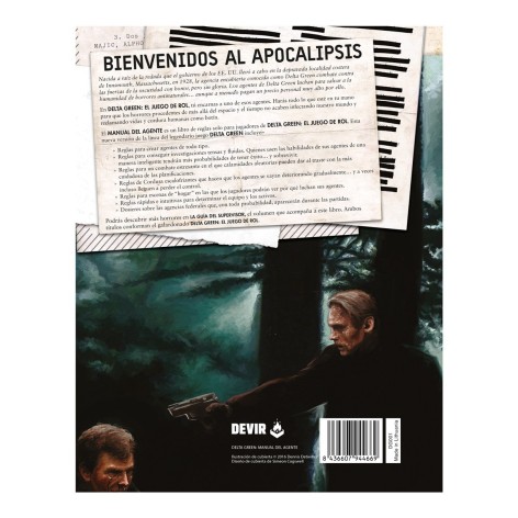 Delta Green: Manual del Agente - suplemento de rol