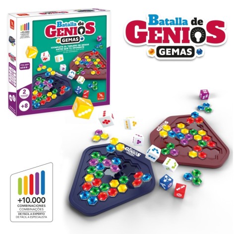 Batalla de Genios Gemas - juego de mesa
