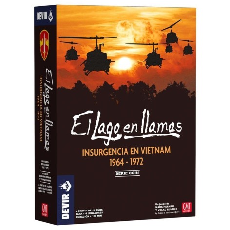 El Lago en Llamas. Insurgencia en Vietnam 1964 - 1972 - Juego de mesa