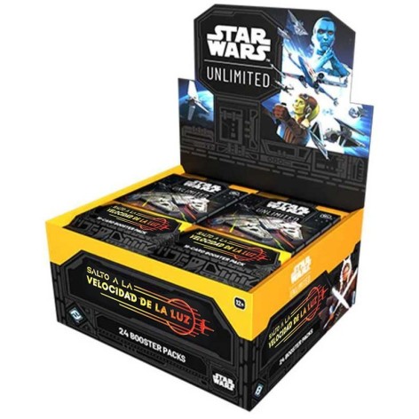 Star Wars Unlimited: Salto a la Velocidad de la Luz - Caja de 24 Sobres - Expansión juego de cartas