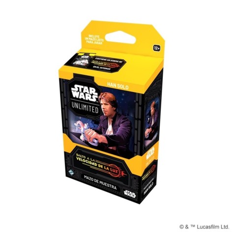 Star Wars Unlimited: Salto a la Velocidad de la Luz - Mazo de Muestra Han Solo - Juego de cartas