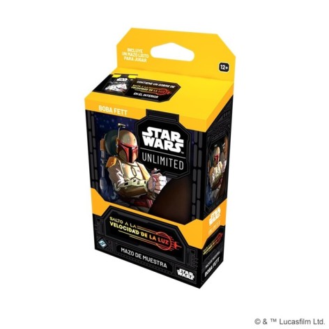 Star Wars Unlimited: Salto a la Velocidad de la Luz - Mazo de Muestra Boba Fett - Juego de cartas