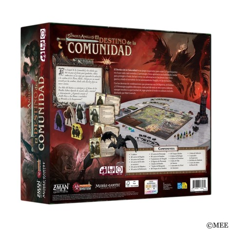 El Señor de los Anillos: Destino de La Comunidad - Juego de mesa