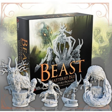 Beast: Shattered Isles Miniaturas - expansión juego de mesa