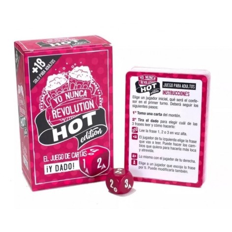 Yo Nunca Revolution Hot - juego de cartas