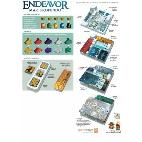 Endeavor: Mar Profundo - Pack de Mejora Deluxe - Expansión juego de mesa