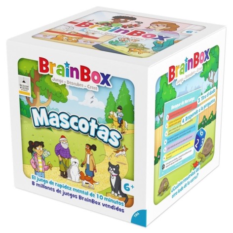 BrainBox: Mascotas - juego de cartas para niños