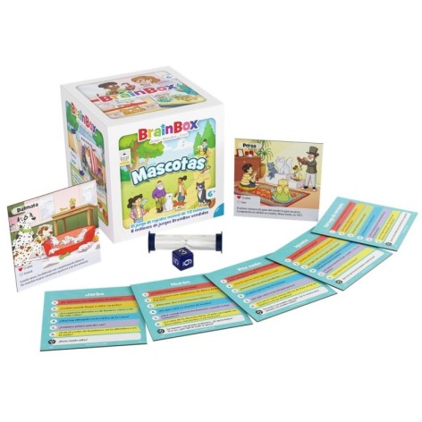 BrainBox: Mascotas - juego de cartas para niños