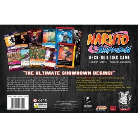 Naruto Deck building Game juego de mesa