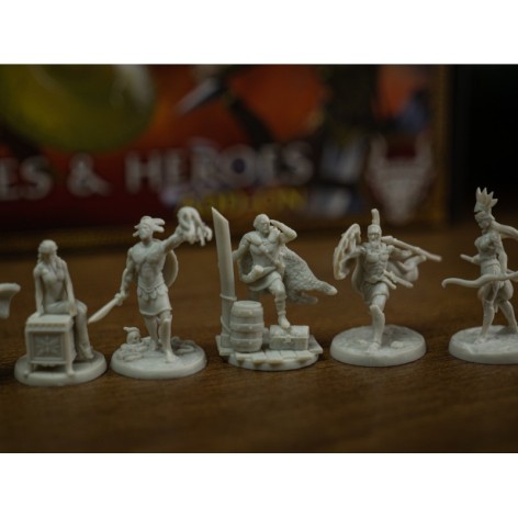 Cyclades: Edicion Legendaria - Criaturas y Heroes - Expansión juego de mesa