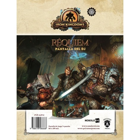 Iron Kingdoms: Pantalla del DJ - Suplemento de rol