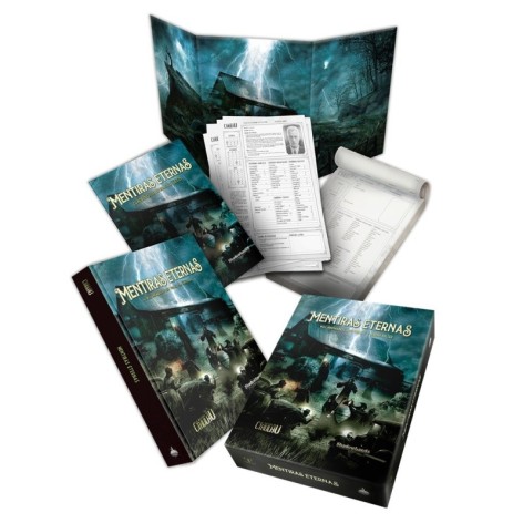 El Rastro de Cthulhu: Pack Caja mentiras eternas - suplemento de rol