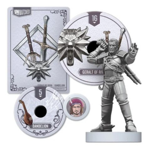 Unmatched: The Witcher - Steel and Silver (castellano) - Juego de mesa