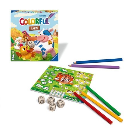 My Colorful Farm (castellano) - juego de mesa para niños
