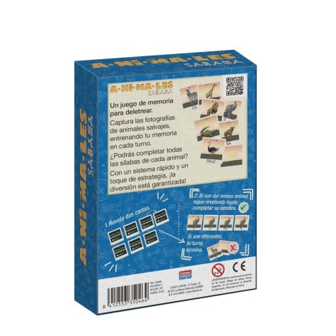 A-ni-ma-les Sabana - juego de cartas