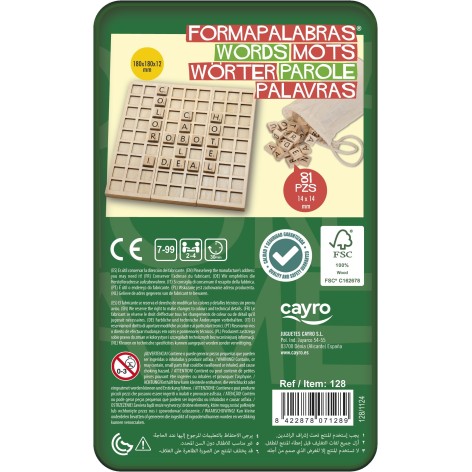 forma palabras - juego de mesa