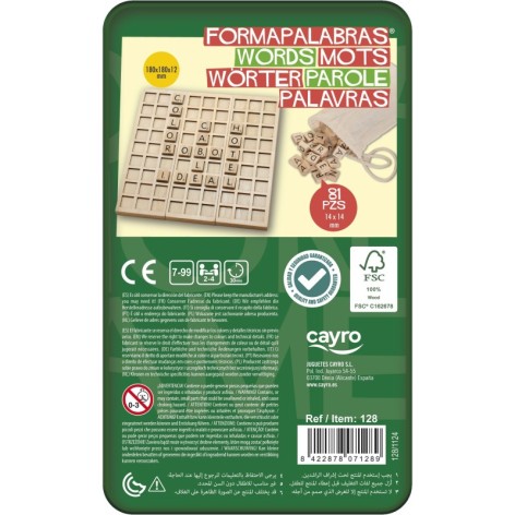 forma palabras - juego de mesa