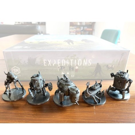Expediciones: una secuela de Scythe - Pack de Mech Metalicos - Expansión juego de mesa