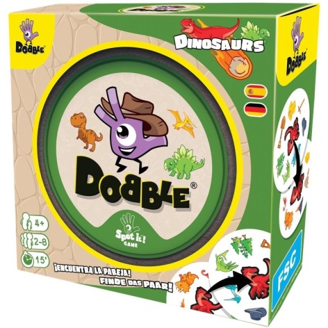 Dobble Dinosaurs - juego de cartas