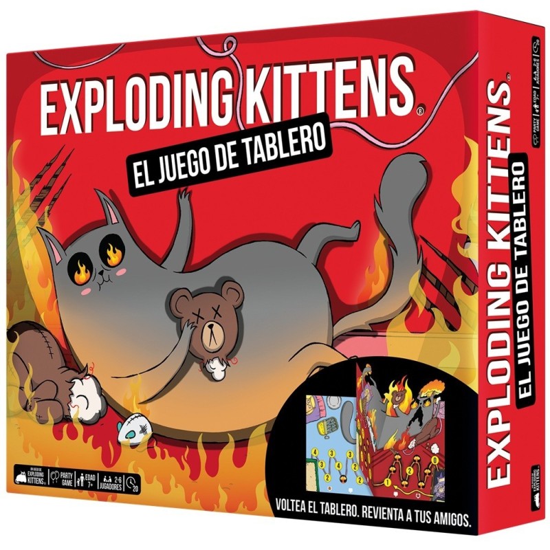 Exploding Kittens: El Juego de Tablero - juego de mesa