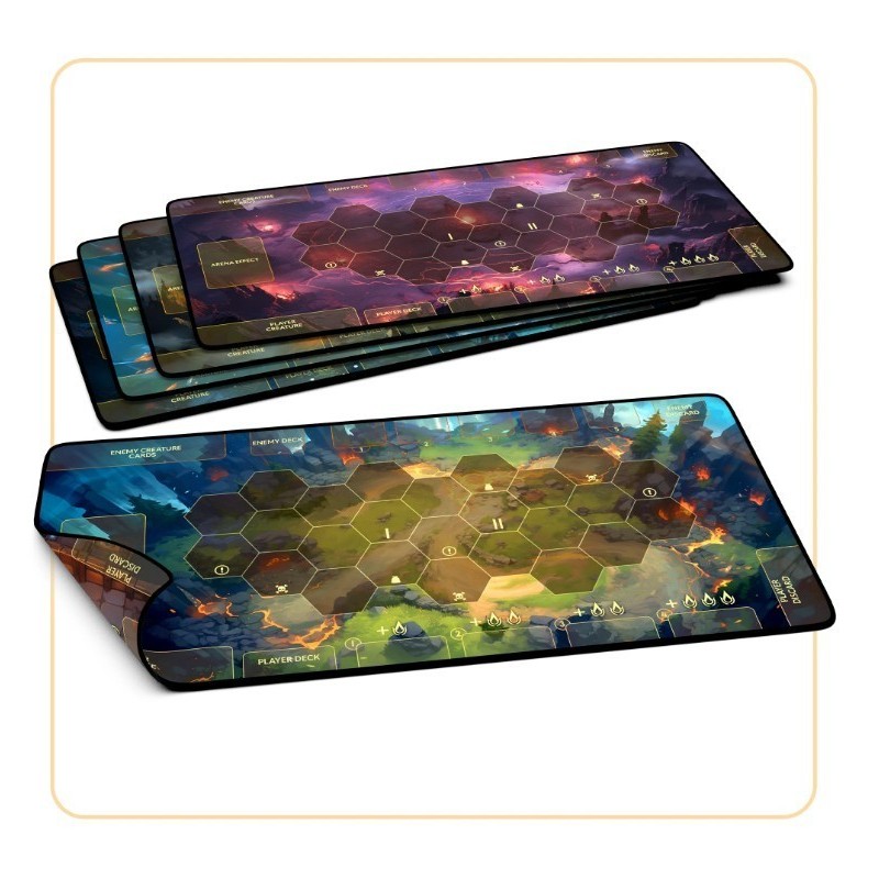 Dragon Eclipse: Arena Playmats - Accesorio juego de mesa