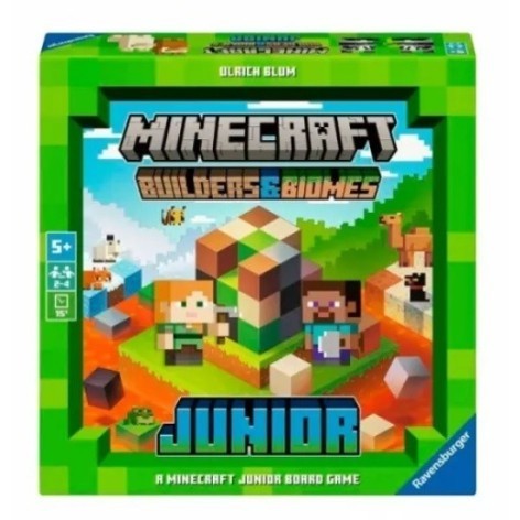 Minecraft Junior el juego de mesa: Builders and Biomes (castellano) - juego de mesa para niños