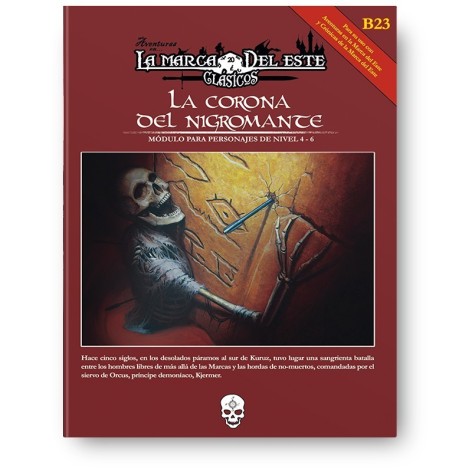 Aventuras en la Marca del Este: La corona del Nigromante - suplemento de rol