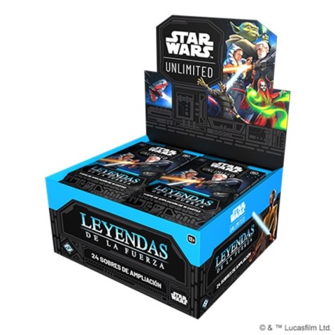 Comprar SStar Wars Unlimited: Leyendas de la Fuerza - Caja de 24 Sobres - expansión juego de cartas