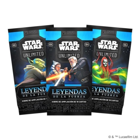 Star Wars Unlimited: Leyendas de la Fuerza - Sobre - Expansión juego de cartas