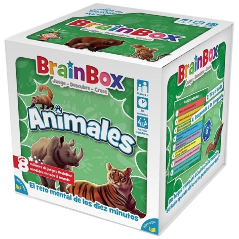 BrainBox: Animales - juego de cartas