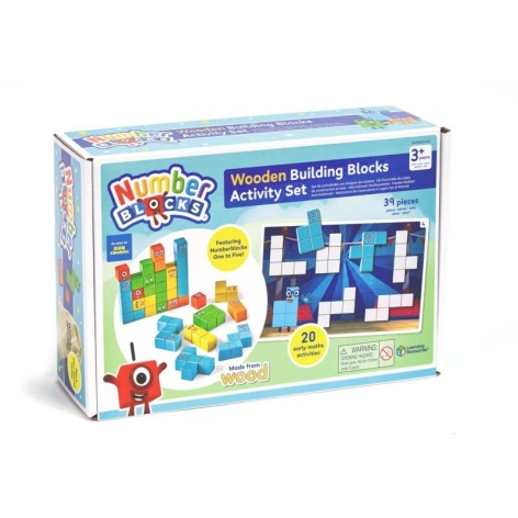 Numberblocks: Wooden Building Blocks Activity Set (castellano) - Juego de mesa para niños