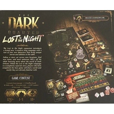 The Dark Quarter: Lost to the Night (castellano) - expansión juego de mesa