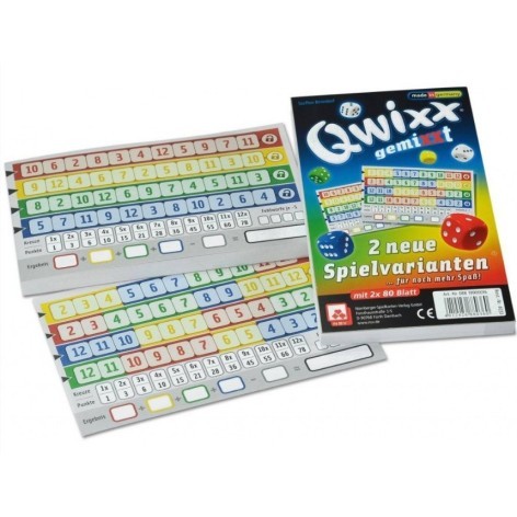 Qwixx Gemixxt - Bloques Adicionales (castellano) - expansión juego de dados