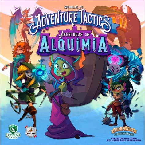 Adventure Tactics: La Torre Domianne - Aventuras con Alquimia - expansión juego de mesa