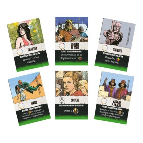 Thorgal: El juego de mesa - Cartas de Compañero - Expansión juego de mesa