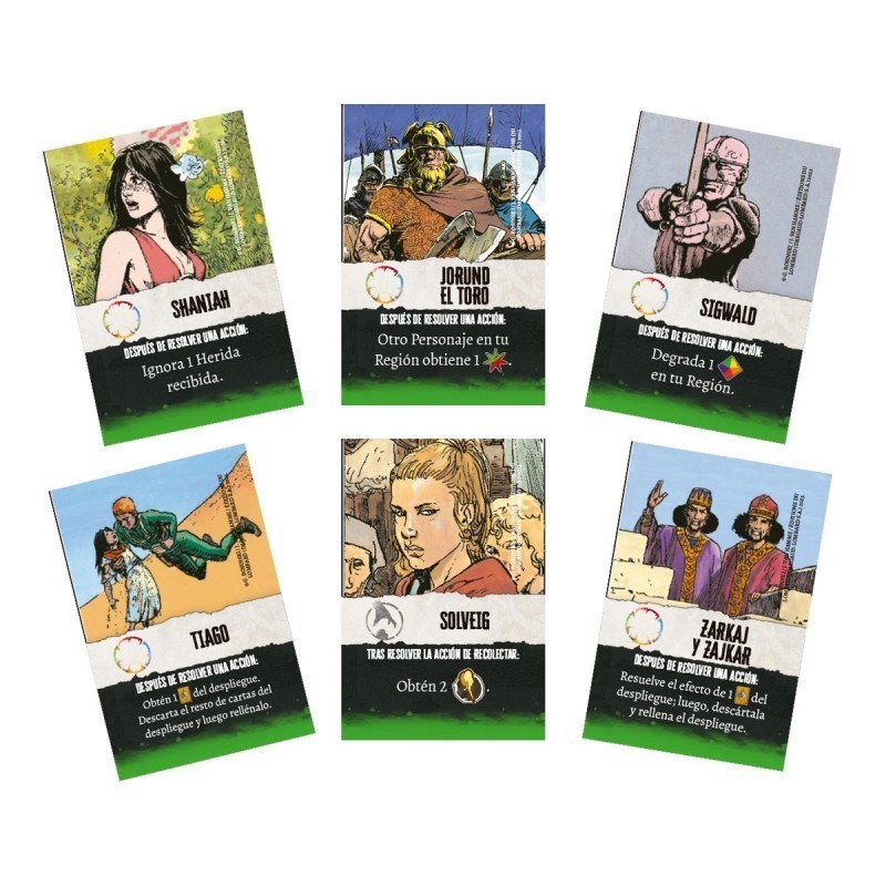 Thorgal: El juego de mesa - Cartas de Compañero - Expansión juego de mesa