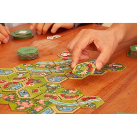 Dorfromantik: Sakura (castellano) - Juego de mesa