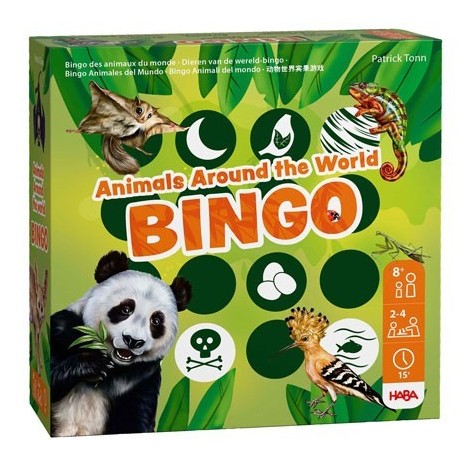 Bingo: Animales del Mundo - Juego de mesa para niños