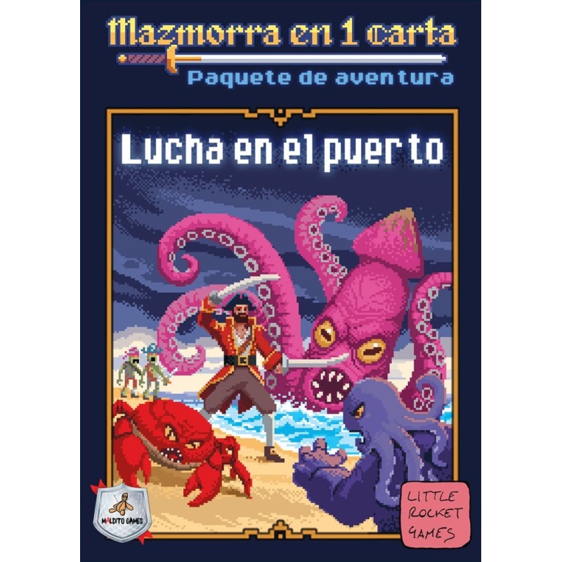 Mazmorra en Una Carta: Lucha en el Puerto - Expansión juego de dados