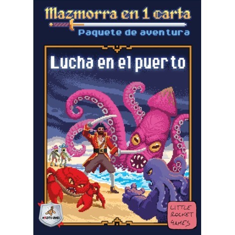 Mazmorra en Una Carta: Lucha en el Puerto - Expansión juego de dados